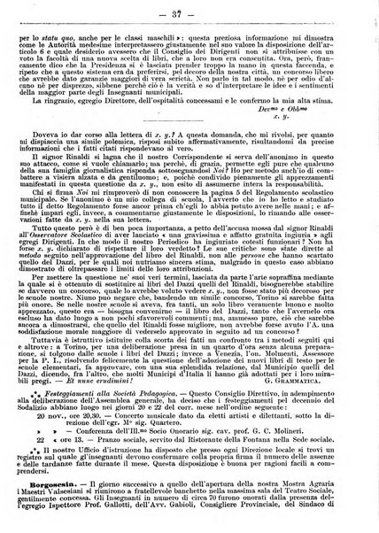 L'osservatore scolastico Giornale d'istruzione e d'educazione premiato all'Esposizione Didattica di Torino (1869)