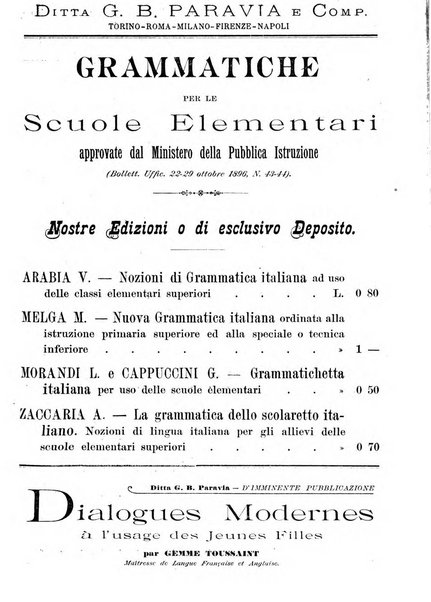 L'osservatore scolastico Giornale d'istruzione e d'educazione premiato all'Esposizione Didattica di Torino (1869)