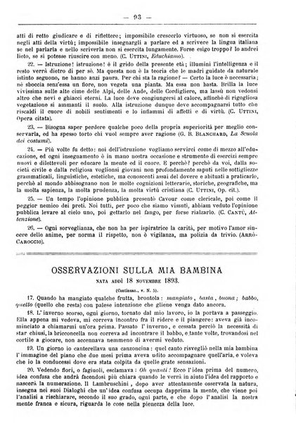 L'osservatore scolastico Giornale d'istruzione e d'educazione premiato all'Esposizione Didattica di Torino (1869)