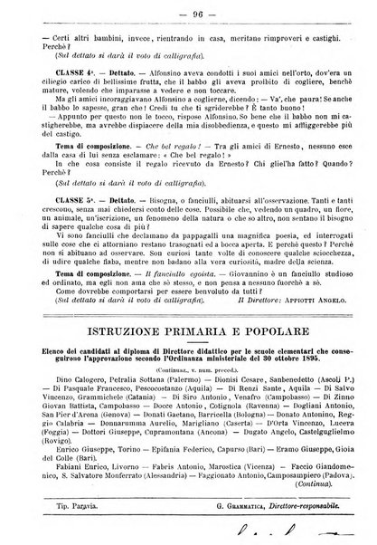 L'osservatore scolastico Giornale d'istruzione e d'educazione premiato all'Esposizione Didattica di Torino (1869)