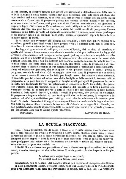 L'osservatore scolastico Giornale d'istruzione e d'educazione premiato all'Esposizione Didattica di Torino (1869)