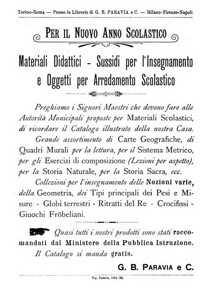 L'osservatore scolastico Giornale d'istruzione e d'educazione premiato all'Esposizione Didattica di Torino (1869)