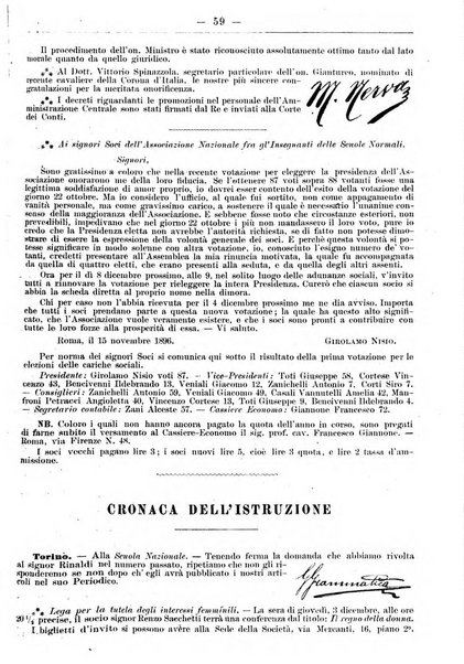 L'osservatore scolastico Giornale d'istruzione e d'educazione premiato all'Esposizione Didattica di Torino (1869)