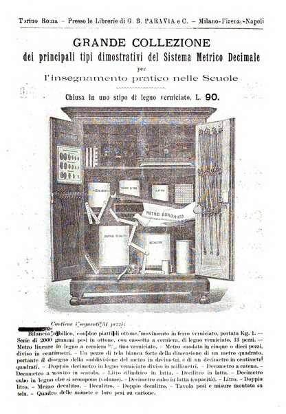 L'osservatore scolastico Giornale d'istruzione e d'educazione premiato all'Esposizione Didattica di Torino (1869)