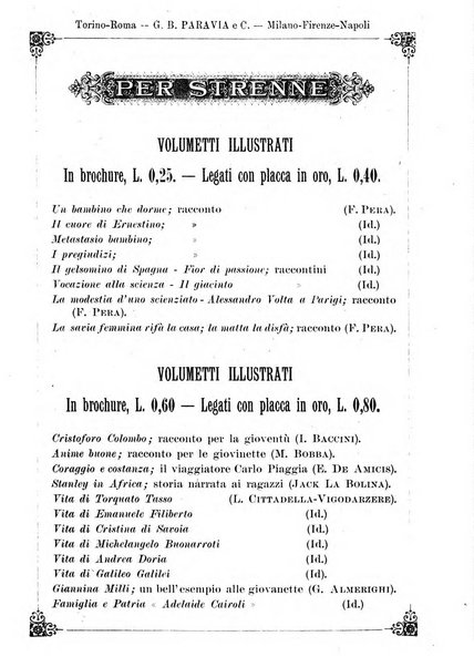 L'osservatore scolastico Giornale d'istruzione e d'educazione premiato all'Esposizione Didattica di Torino (1869)