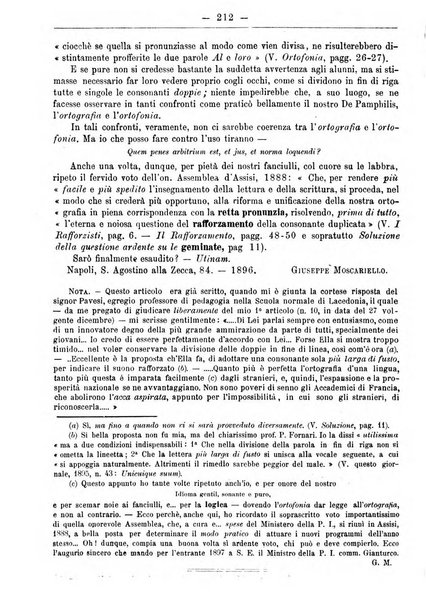 L'osservatore scolastico Giornale d'istruzione e d'educazione premiato all'Esposizione Didattica di Torino (1869)