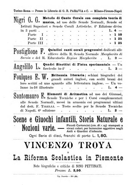 L'osservatore scolastico Giornale d'istruzione e d'educazione premiato all'Esposizione Didattica di Torino (1869)