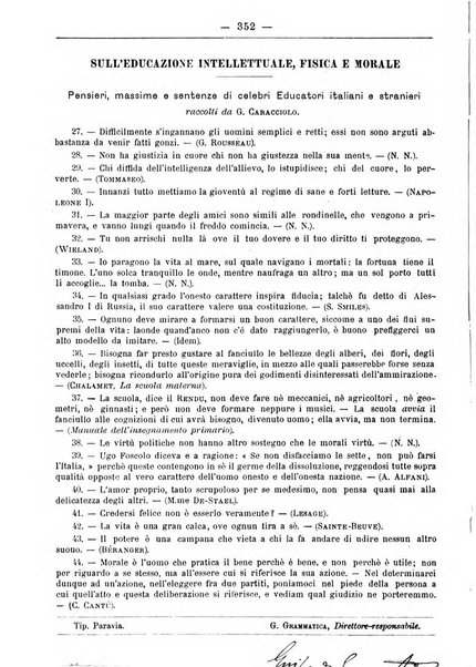 L'osservatore scolastico Giornale d'istruzione e d'educazione premiato all'Esposizione Didattica di Torino (1869)