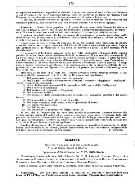 L'osservatore scolastico Giornale d'istruzione e d'educazione premiato all'Esposizione Didattica di Torino (1869)