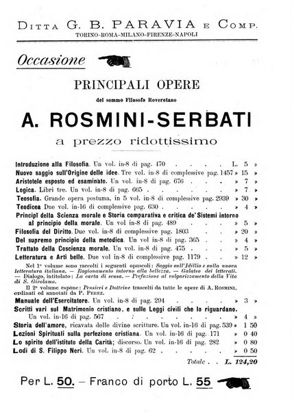 L'osservatore scolastico Giornale d'istruzione e d'educazione premiato all'Esposizione Didattica di Torino (1869)