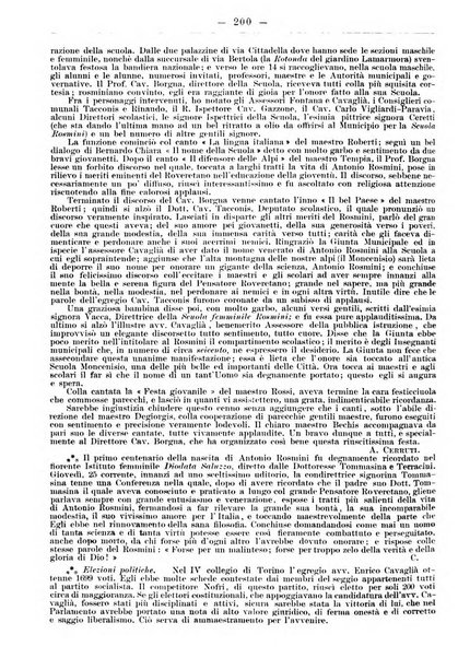 L'osservatore scolastico Giornale d'istruzione e d'educazione premiato all'Esposizione Didattica di Torino (1869)