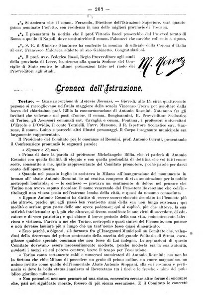 L'osservatore scolastico Giornale d'istruzione e d'educazione premiato all'Esposizione Didattica di Torino (1869)