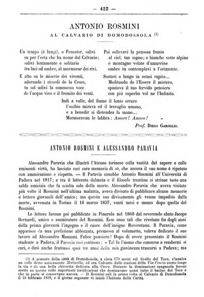 L'osservatore scolastico Giornale d'istruzione e d'educazione premiato all'Esposizione Didattica di Torino (1869)