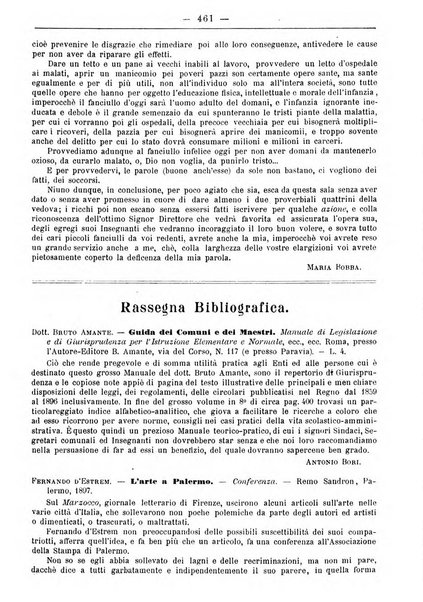 L'osservatore scolastico Giornale d'istruzione e d'educazione premiato all'Esposizione Didattica di Torino (1869)