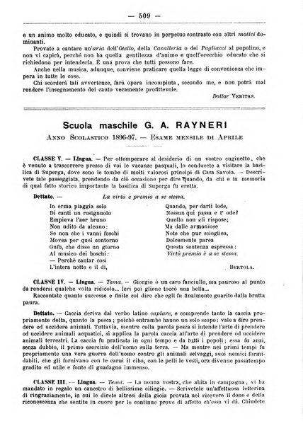 L'osservatore scolastico Giornale d'istruzione e d'educazione premiato all'Esposizione Didattica di Torino (1869)