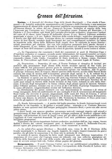 L'osservatore scolastico Giornale d'istruzione e d'educazione premiato all'Esposizione Didattica di Torino (1869)