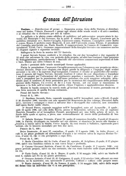 L'osservatore scolastico Giornale d'istruzione e d'educazione premiato all'Esposizione Didattica di Torino (1869)