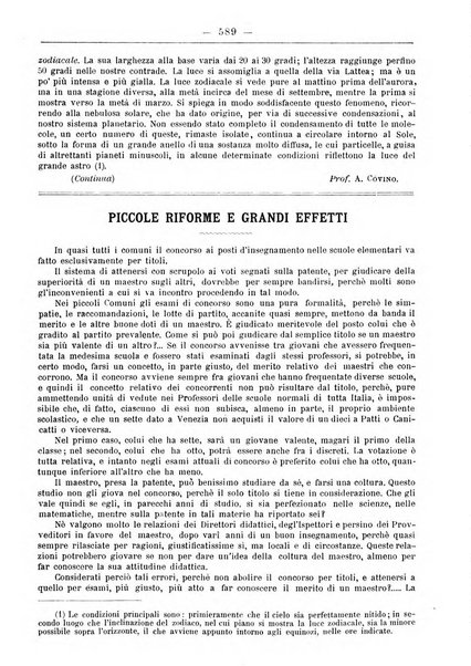 L'osservatore scolastico Giornale d'istruzione e d'educazione premiato all'Esposizione Didattica di Torino (1869)