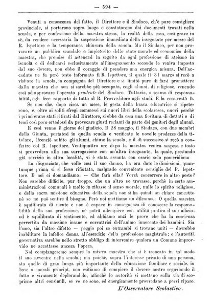 L'osservatore scolastico Giornale d'istruzione e d'educazione premiato all'Esposizione Didattica di Torino (1869)