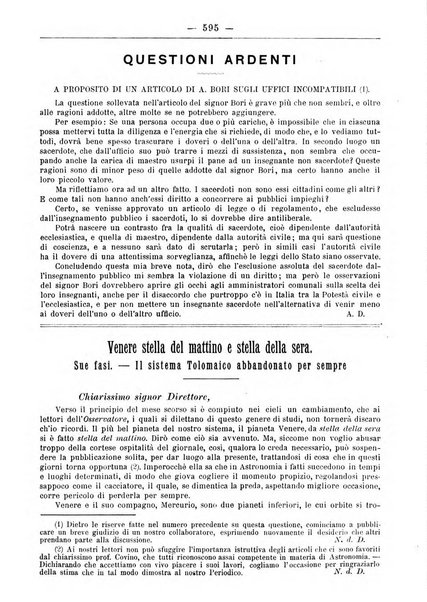 L'osservatore scolastico Giornale d'istruzione e d'educazione premiato all'Esposizione Didattica di Torino (1869)