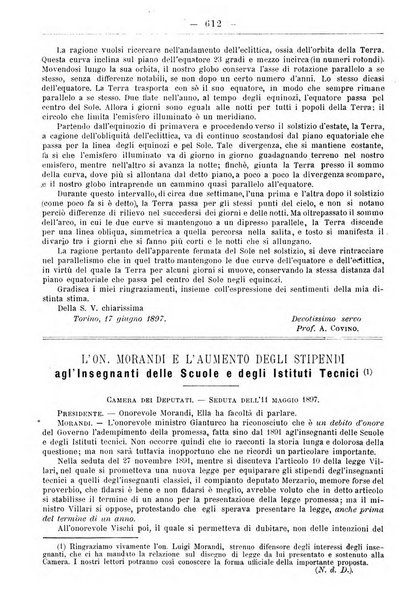 L'osservatore scolastico Giornale d'istruzione e d'educazione premiato all'Esposizione Didattica di Torino (1869)