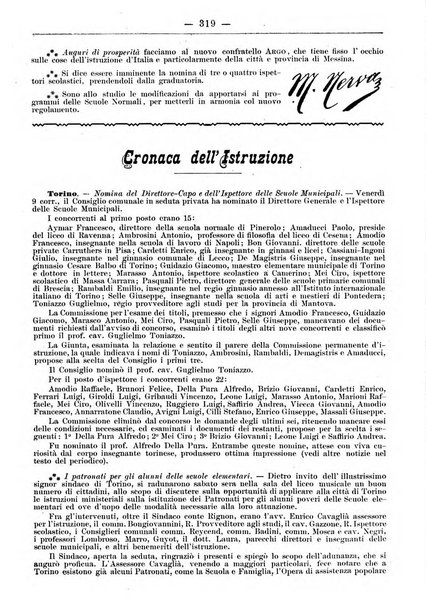 L'osservatore scolastico Giornale d'istruzione e d'educazione premiato all'Esposizione Didattica di Torino (1869)