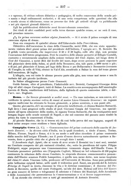 L'osservatore scolastico Giornale d'istruzione e d'educazione premiato all'Esposizione Didattica di Torino (1869)