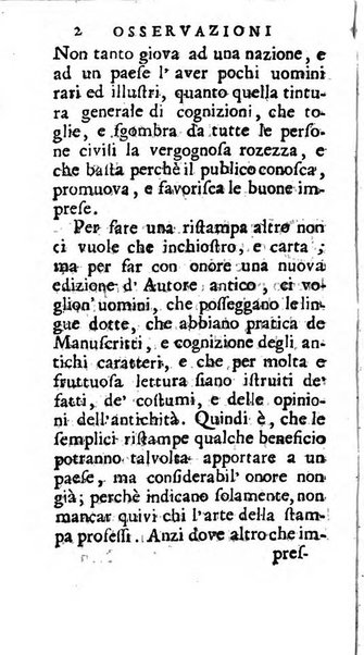 Osservazioni letterarie che possono servire di continuazione al giornal de'letterati d'Italia