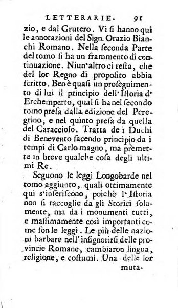 Osservazioni letterarie che possono servire di continuazione al giornal de'letterati d'Italia