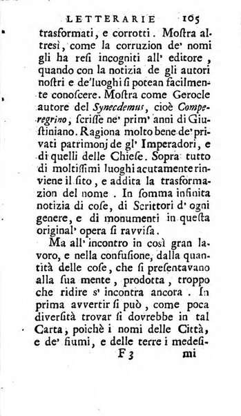 Osservazioni letterarie che possono servire di continuazione al giornal de'letterati d'Italia