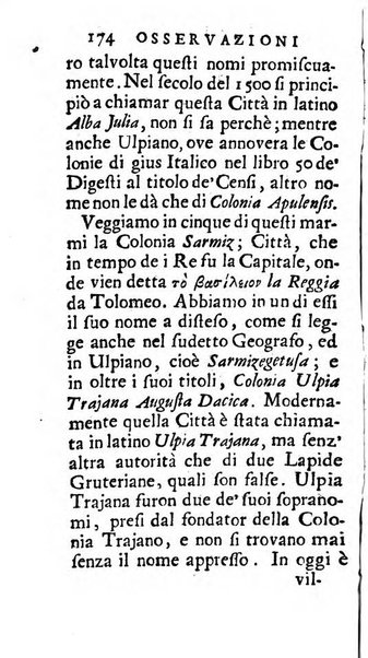 Osservazioni letterarie che possono servire di continuazione al giornal de'letterati d'Italia