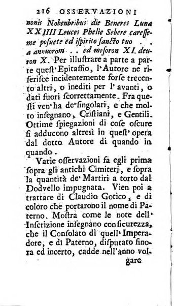 Osservazioni letterarie che possono servire di continuazione al giornal de'letterati d'Italia