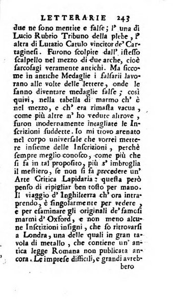 Osservazioni letterarie che possono servire di continuazione al giornal de'letterati d'Italia