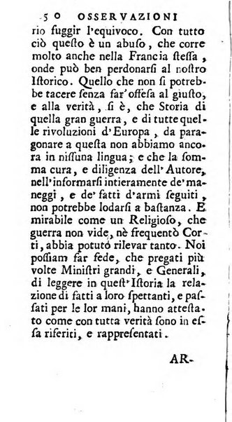 Osservazioni letterarie che possono servire di continuazione al giornal de'letterati d'Italia