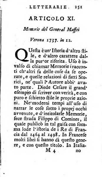 Osservazioni letterarie che possono servire di continuazione al giornal de'letterati d'Italia