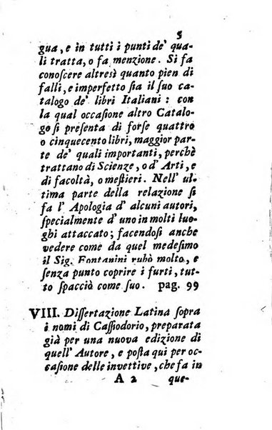 Osservazioni letterarie che possono servire di continuazione al giornal de'letterati d'Italia