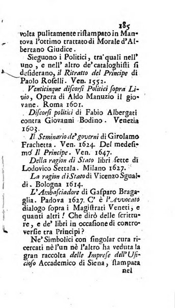 Osservazioni letterarie che possono servire di continuazione al giornal de'letterati d'Italia