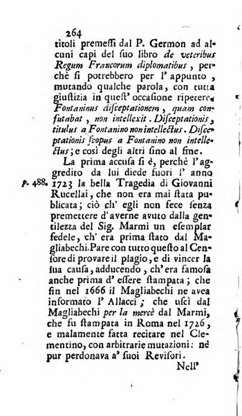 Osservazioni letterarie che possono servire di continuazione al giornal de'letterati d'Italia