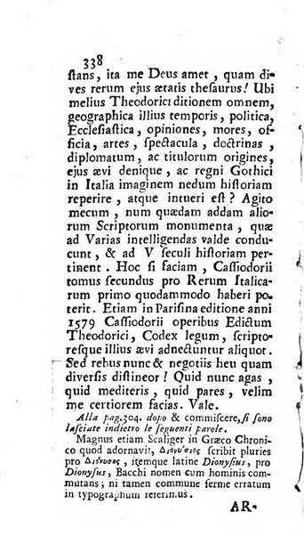 Osservazioni letterarie che possono servire di continuazione al giornal de'letterati d'Italia