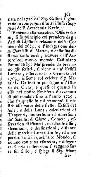 Osservazioni letterarie che possono servire di continuazione al giornal de'letterati d'Italia