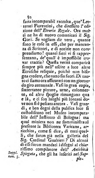 Osservazioni letterarie che possono servire di continuazione al giornal de'letterati d'Italia