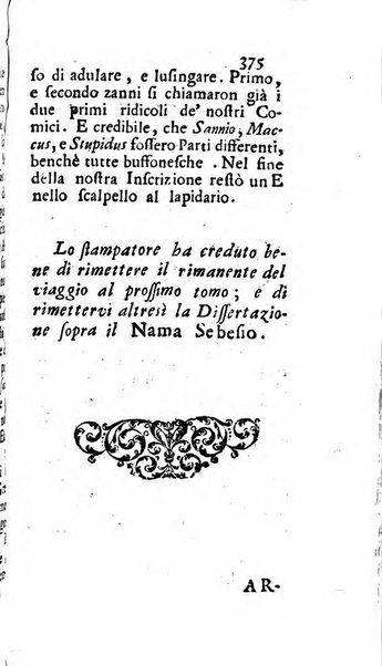 Osservazioni letterarie che possono servire di continuazione al giornal de'letterati d'Italia