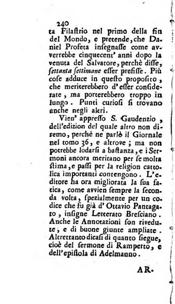 Osservazioni letterarie che possono servire di continuazione al giornal de'letterati d'Italia