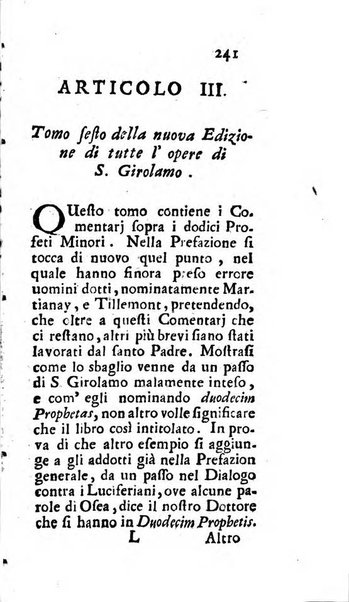 Osservazioni letterarie che possono servire di continuazione al giornal de'letterati d'Italia