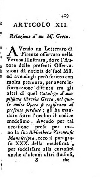 Osservazioni letterarie che possono servire di continuazione al giornal de'letterati d'Italia