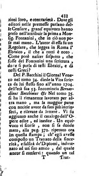 Osservazioni letterarie che possono servire di continuazione al giornal de'letterati d'Italia