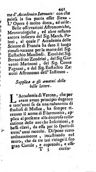 Osservazioni letterarie che possono servire di continuazione al giornal de'letterati d'Italia