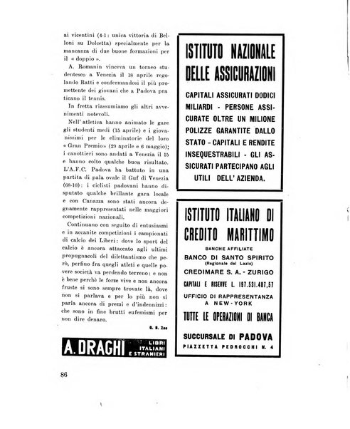 Padova rivista mensile dell'attivita municipale e cittadina