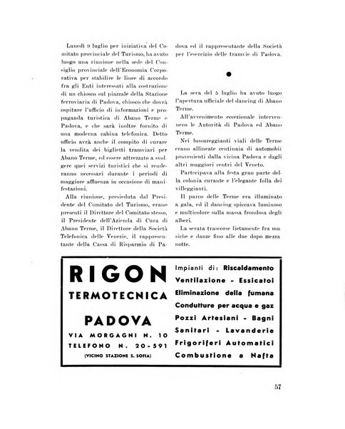 Padova rivista mensile dell'attivita municipale e cittadina