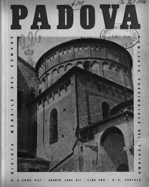 Padova rivista mensile dell'attivita municipale e cittadina